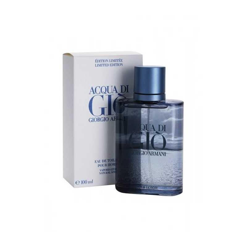 GIORGIO ARMANI Acqua di Gio Eau de Toilette Blue Limited Edition For Men 100ml photo