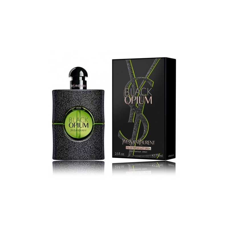 Yves Saint Laurent Black Opium Illicit Green Eau de Parfum For Women 75ml photo
