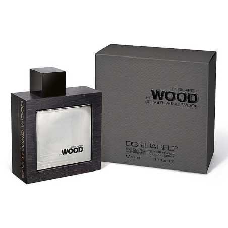 DSQUARED2 He Wood Silver Wind Wood Eau De Toilette for Men 100ml foto