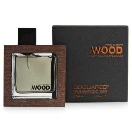 DSQUARED2 He Wood Rocky Mountain Wood Eau De Toilette for Men 100ml foto
