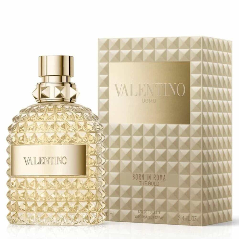 Valentino Uomo Born in Roma The Gold Eau de Toilette For Men 100ml photo