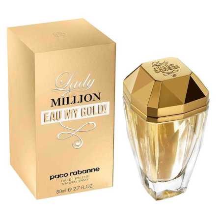 Paco Rabanne Lady Million Eau My Gold Eau De Toilette For Women 80ml foto